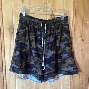 Zenana Outfitters Camouflage Athletic Shorts